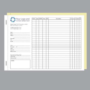 Blinds Purchase Order Invoice