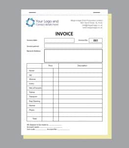 Equine Invoice Book