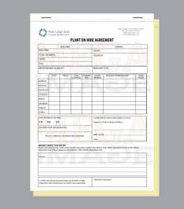 Plant on Hire Custom Form