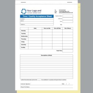 Time Sheet Form