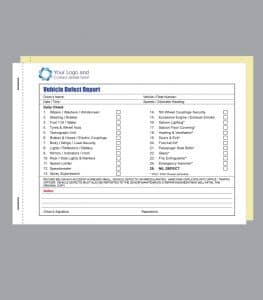 Vehicle Defect Report Form