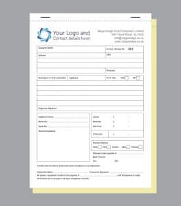 Invoice Receipt Appliances Form