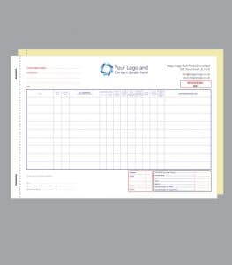 Glazing UPVC Purchase Order Invoice