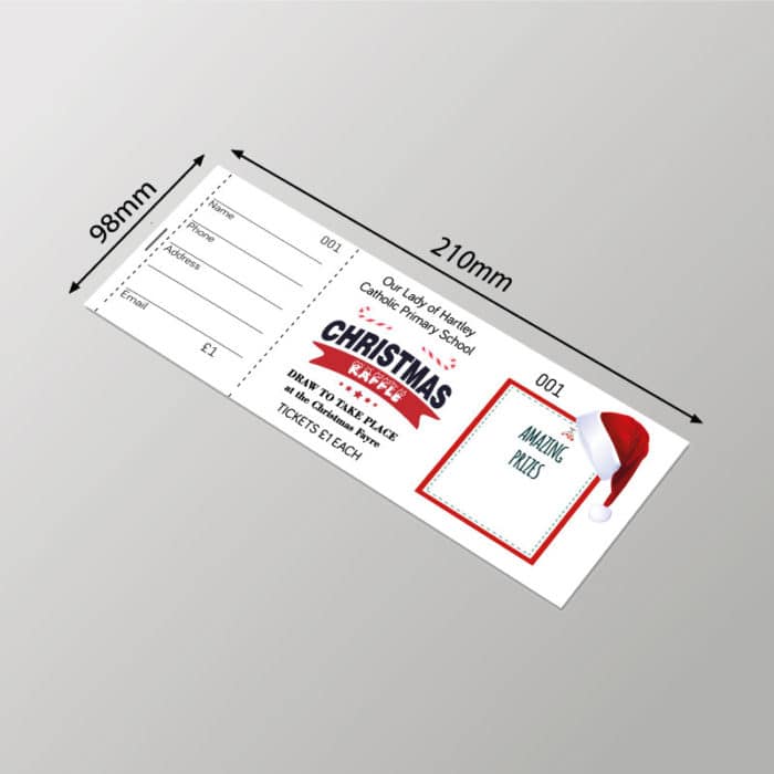 raffle ticket printing