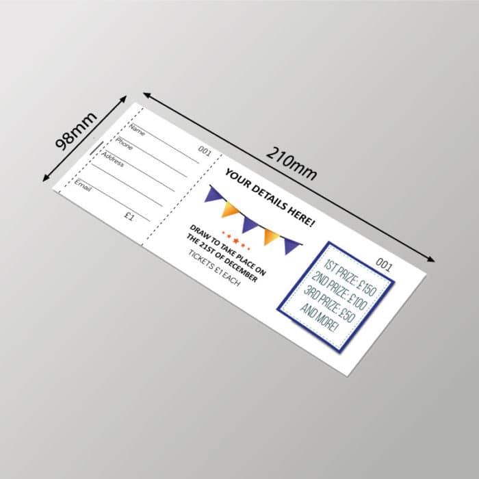 raffle ticket printing