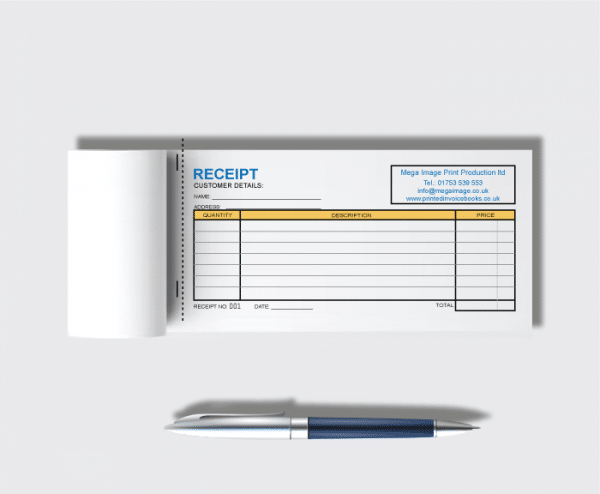 Ncr Receipt Book Printing Printed Invoice Books